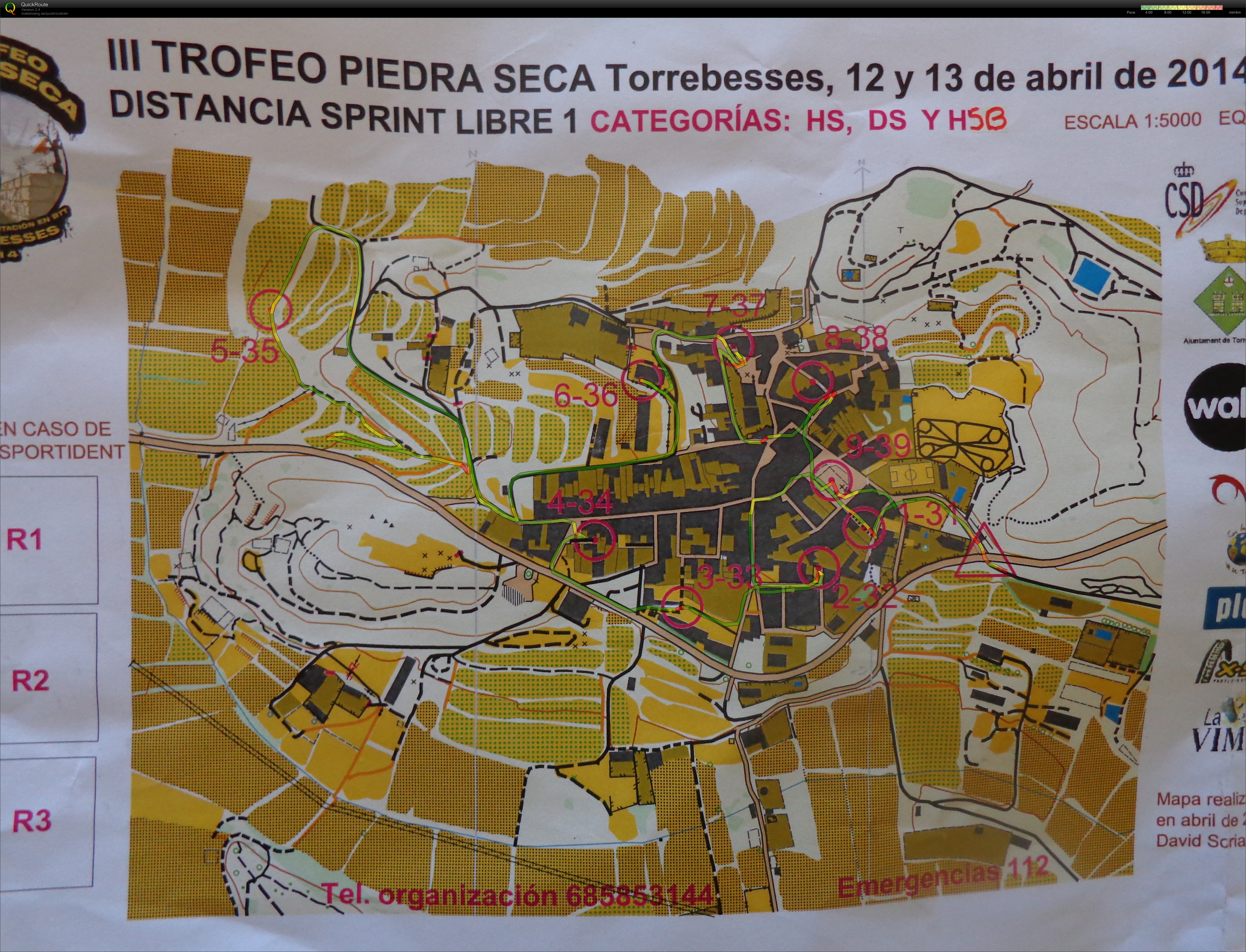 Trofeu Pedra Seca - Sprint Mapa 1 (12-04-2014)