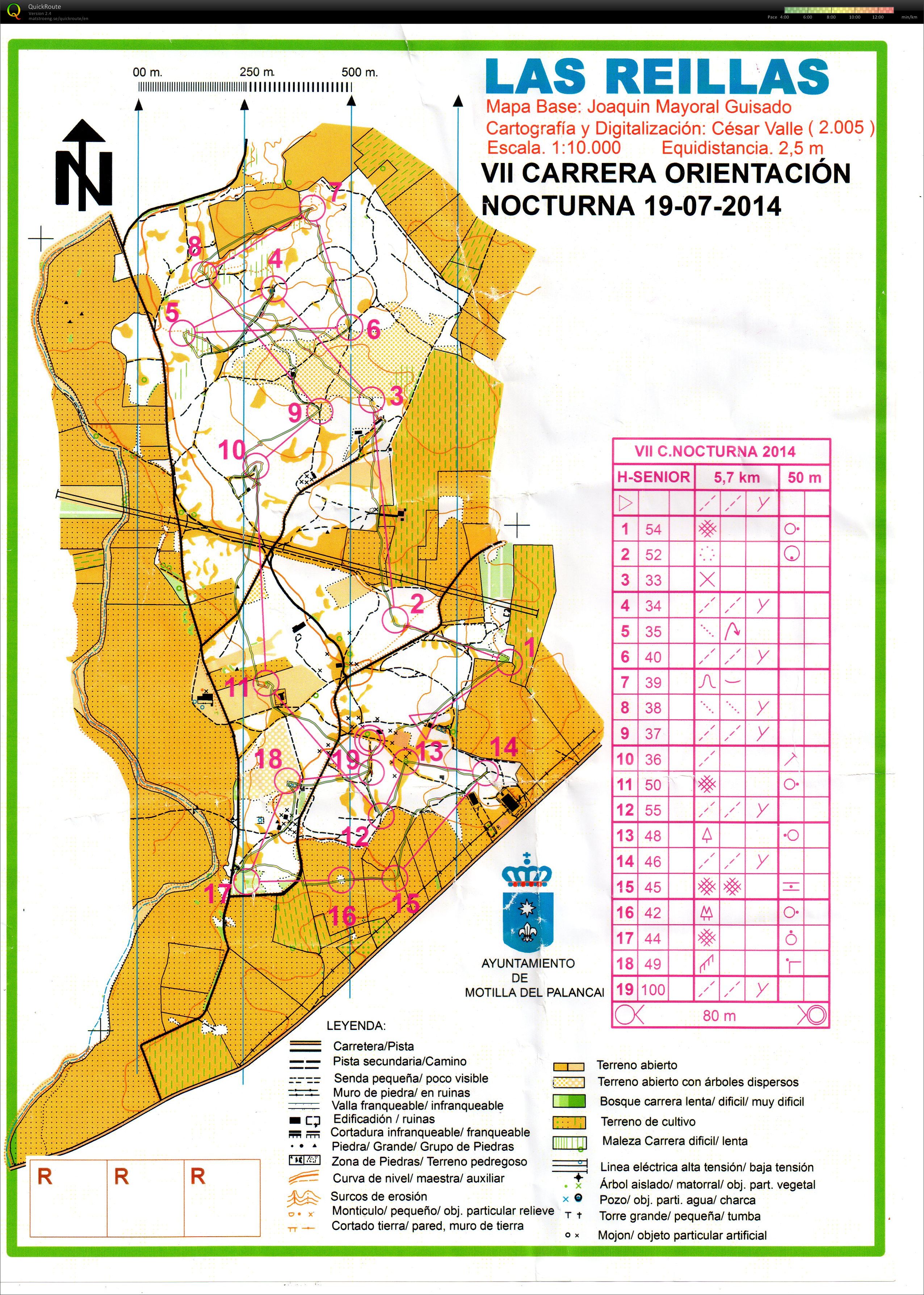 Nocturna Circuito de Orientación de Cuenca (2014-07-19)